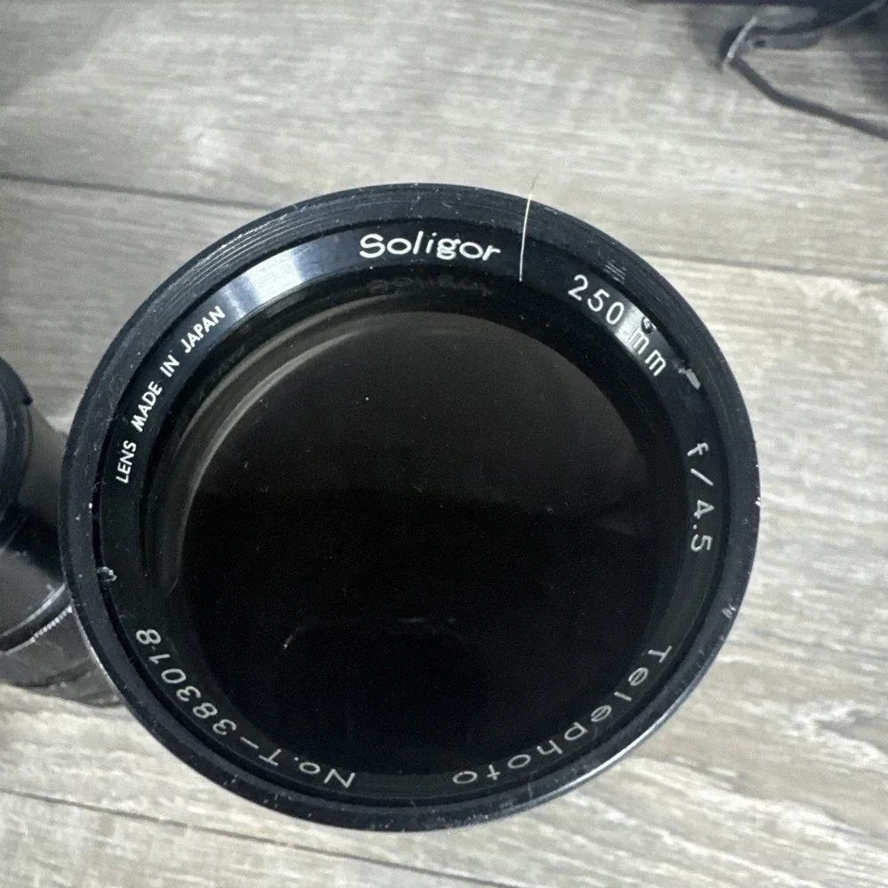 Camera Lens Lot and Accessories Untested As Is Zuiko, Vivitar, Olympus, & More